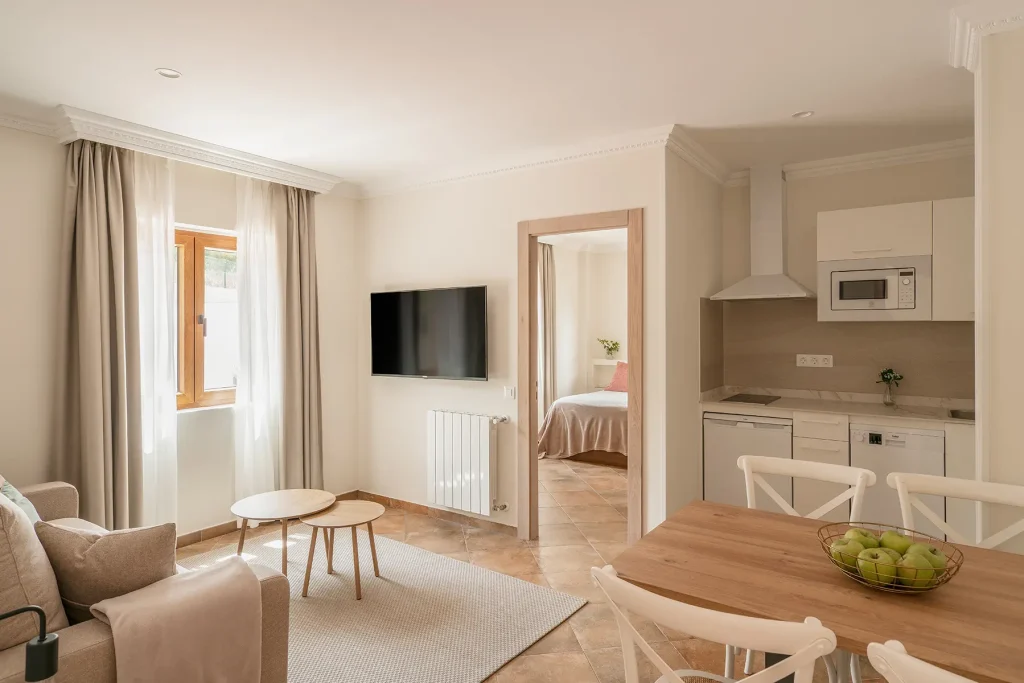 Sofá cama en apartamento con salón 3 personas