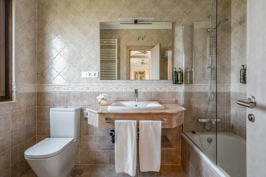 Baño privado en estudio en la naturaleza